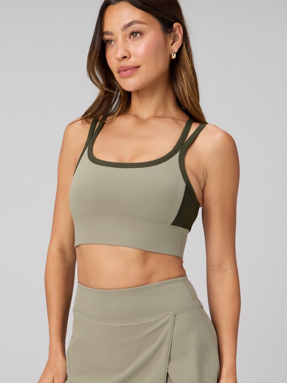 FABLETICS NWT MATCHING SET PowerHold Legging & ColorBlock Medium Impact Bra S